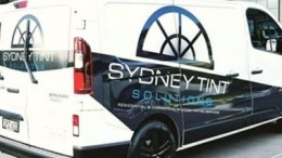 sydney tint solutions work van