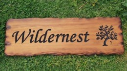 One of my most popular rustic Cedar signs with the tree of life image engraved.